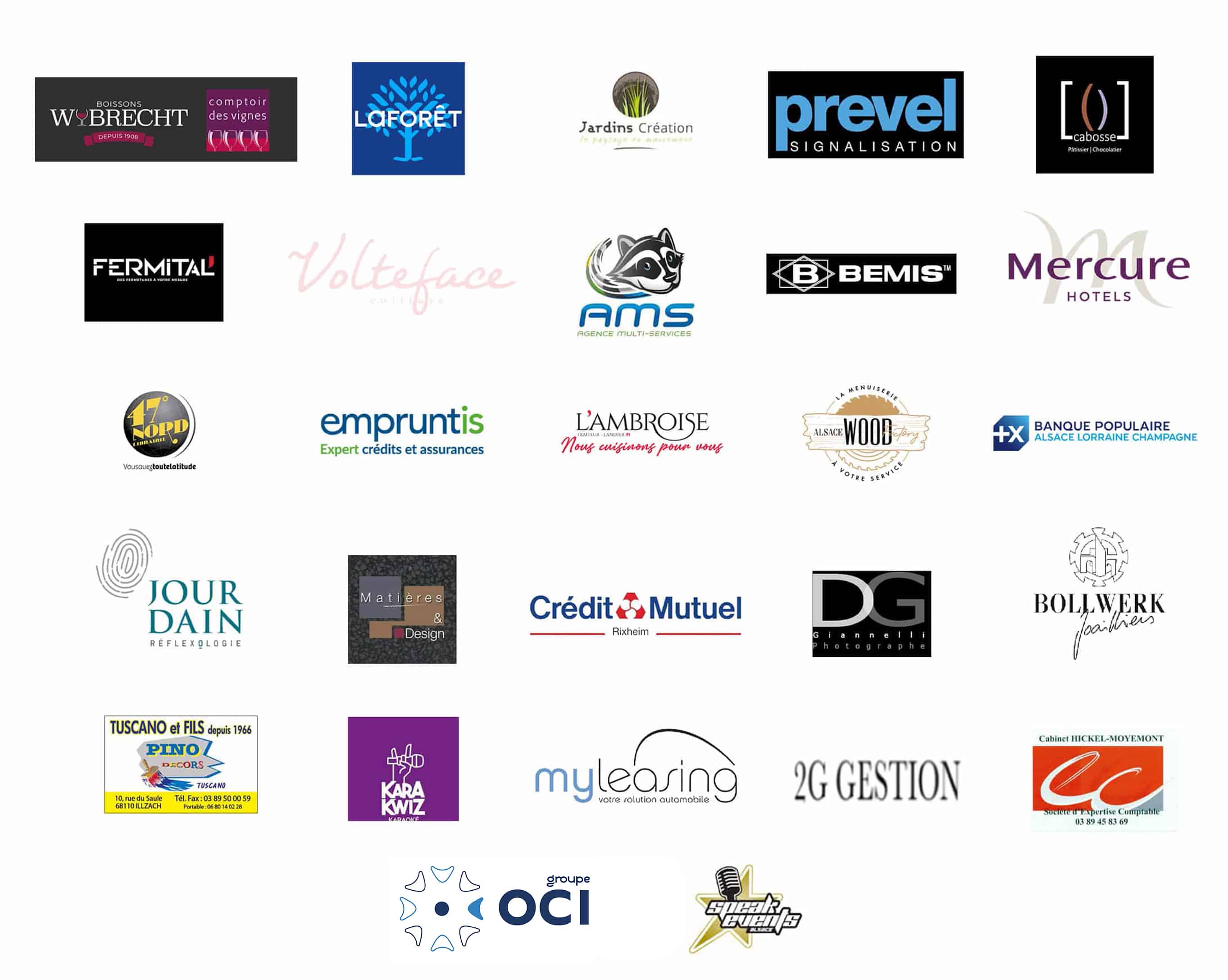 Listes des logos sponsors du clubs ASPTTMR HANDBALL 3