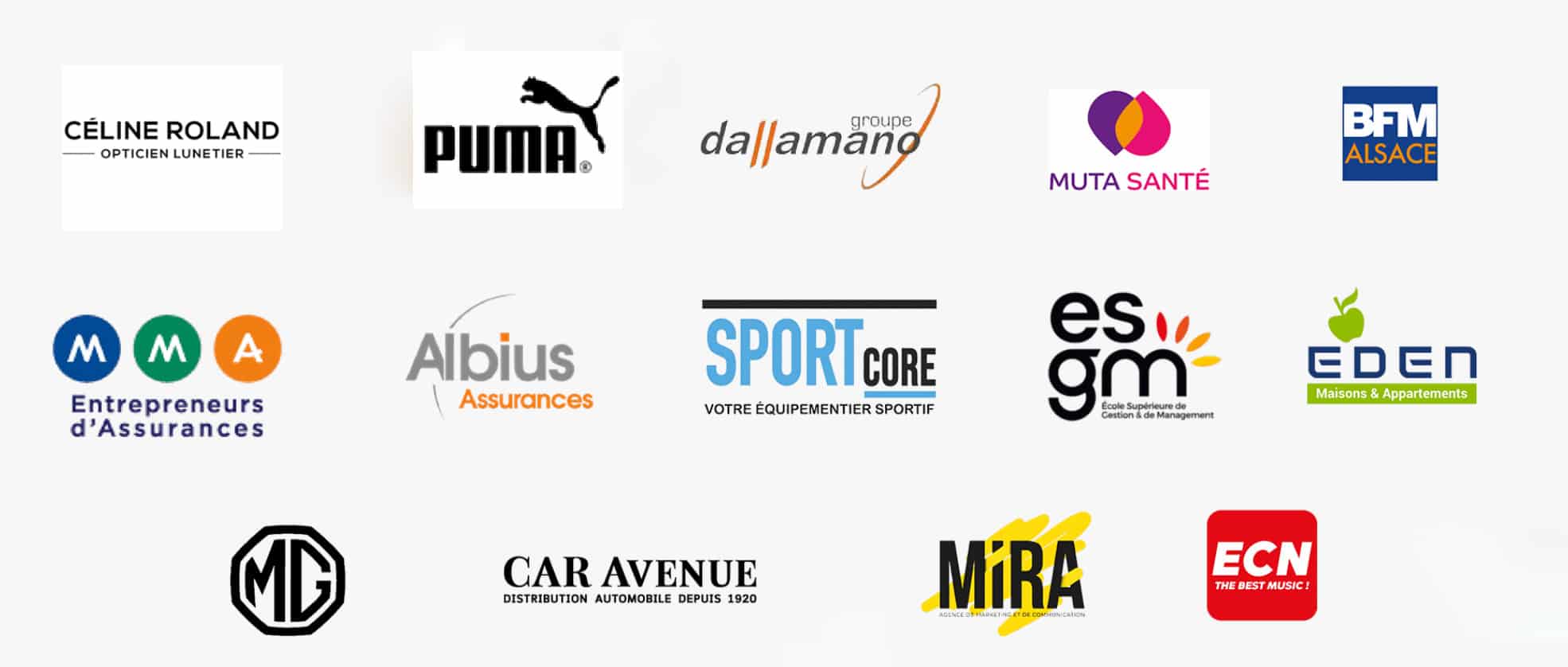 Listes des logos sponsors du clubs ASPTTMR HANDBALL 1