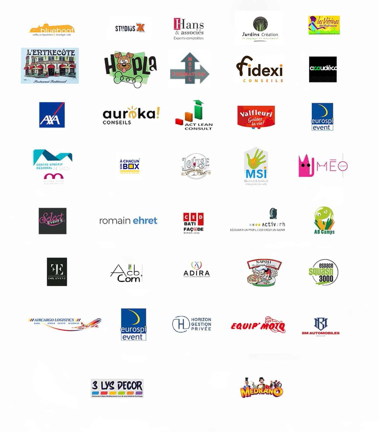 Listes des logos sponsors du clubs ASPTTMR HANDBALL 2