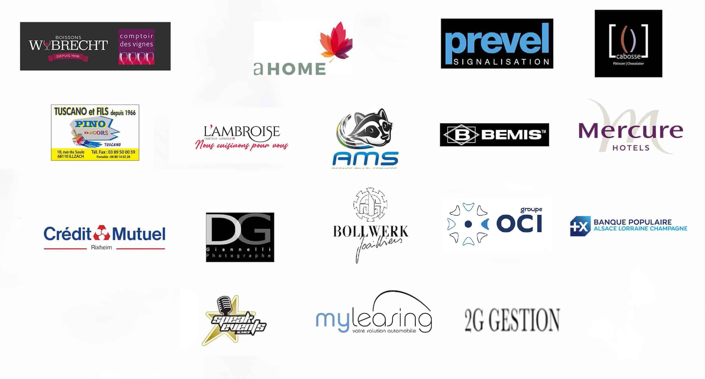Listes des logos sponsors du clubs ASPTTMR HANDBALL 3